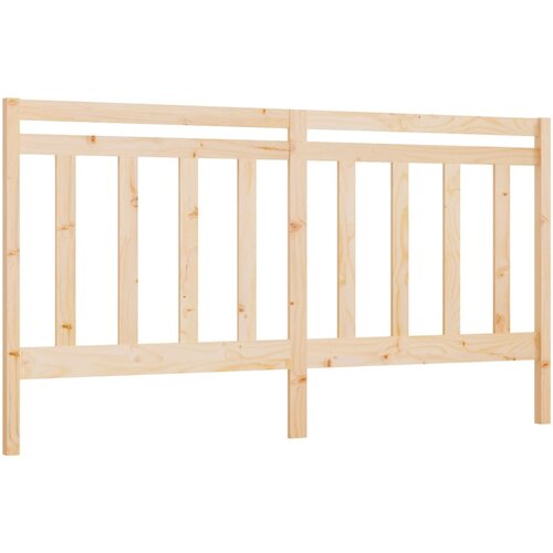 Maison Chic posteljno vzglavje - vzglavna omarica - nočna omarica 206x4x100 cm trdna borovina, (21704575) Slike