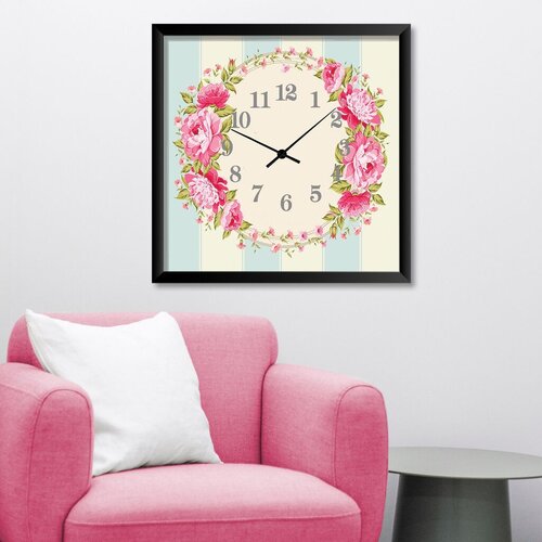 Wallity Dekorativni zidni sat STMDF213437059, 45x45 cm Slike