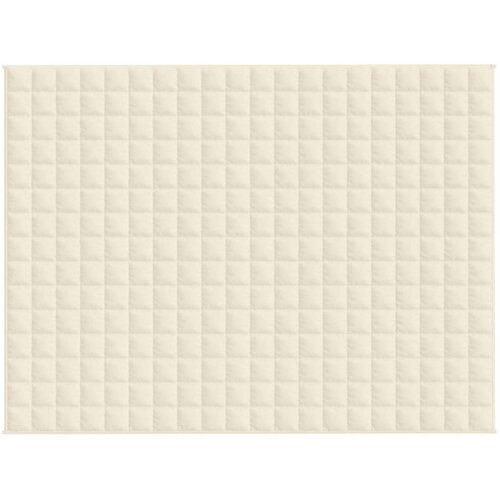 vidaXL Te&scaron;ka deka svijetla krem 150x200 cm 7 kg od tkanine Cijene