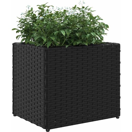  Vrtne sadilice 2 kom crna 36 x 30 x 32 cm od poliratana Slike