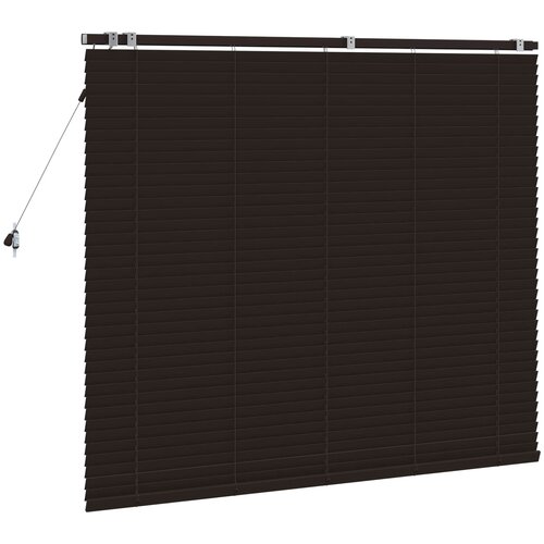  Venecijanska roleta Tamno smeđa 145 x 130 cm 35 mm Slike