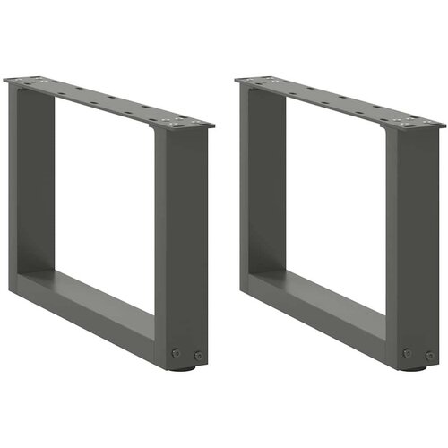  noge kavne mizice v obliki črke u 2 kosa antracit 50x(30-31) cm, (21828308) Cene
