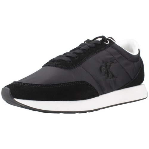 Calvin Klein Jeans Nizke superge RETRO RUNNER LACE UP NY Črna Slike