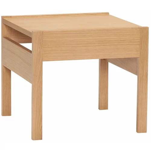 Hübsch Pomoćni stol s pločom stola u dekoru hrasta 50x50 cm Forma –