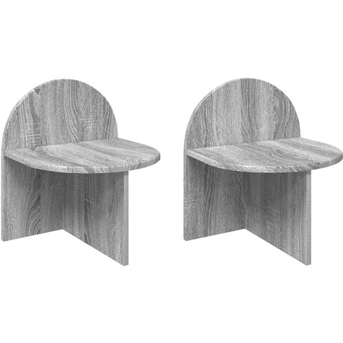  Noćni ormarić 2 pcs Siva sonoma 40 x 35,5 x 45,5 cm Cijene