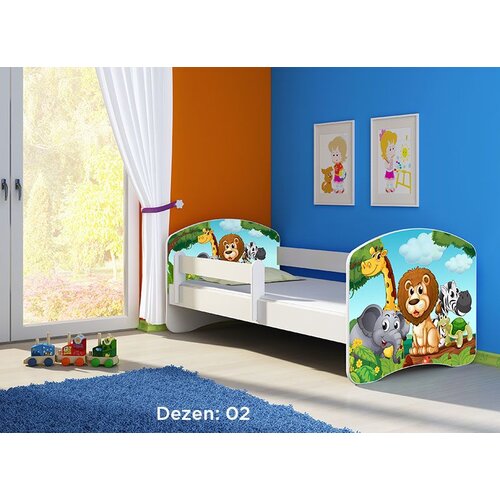 ACMA dečiji krevet ii 140x70 + dušek 6 cm WHITE2 Cene