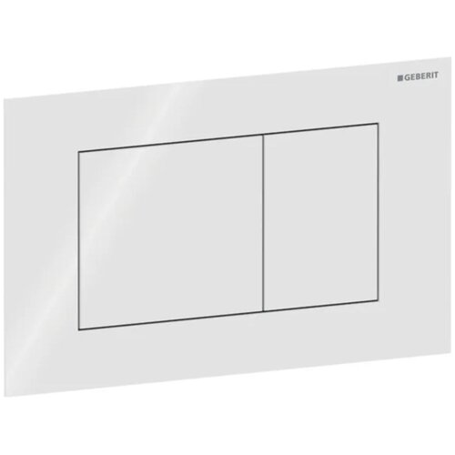 Geberit Sigma40 square tipka za dvokoličinsku tehniku ispiranja bela - staklo 115.629.SI.1 Cene