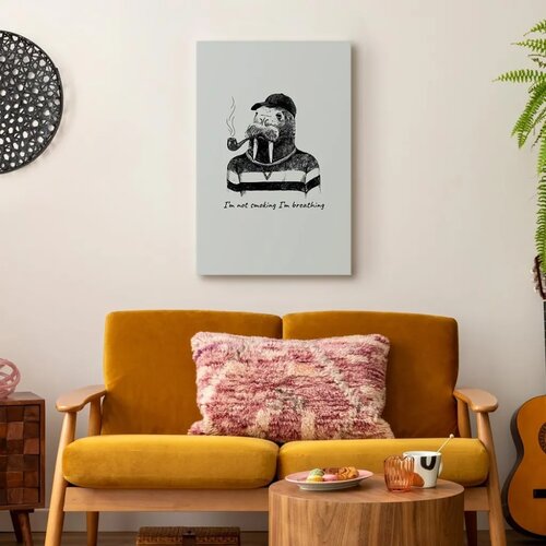  Slika - I\&amp;#039;m Not Smoking. I\&amp;#039;m Breathing (1 Part) Vertical 20x30 Akustična Slike