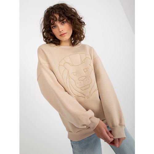 ex moda Sweatshirt-EM-BL-617-4.41P-beige Slike