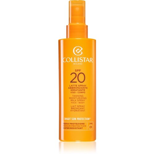 Collistar Smart Sun Protection Tanning Moisturizing Milk Spray SPF 20 zaštitno mlijeko u spreju SPF 20 200 ml Cijene