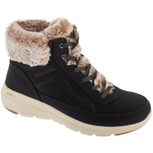 Skechers Pol&amp;scaron;kornji Glacial Ultra - Mountain Muse Črna Slike