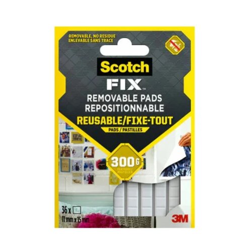 Lepljivi jastučići za montažu Scotch, 11x15mm, 1/36 Scotch 05LTS700 Cene