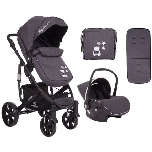 Kikka Boo Kolica 3u1 BeLoved Dark Grey Slike