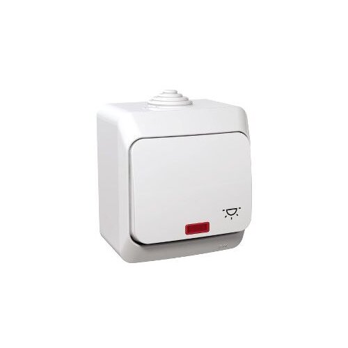  Tipkalo ind/simb.svjetlo IP44 bijelo CEDAR Cijene