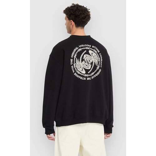 Volcom Watanite Crew Pulover black Slike