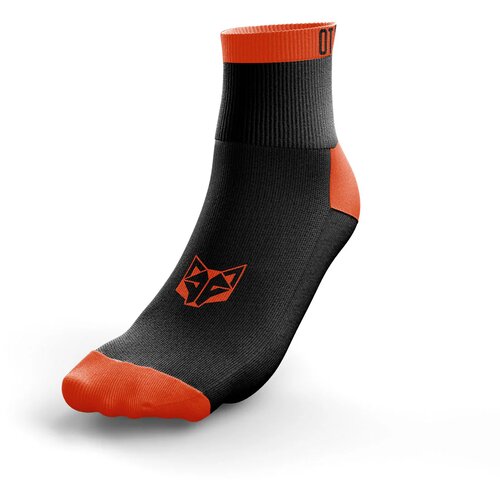 Otso čarape Multisport low Black &amp;amp; Fluo Orange - 40-43 Slike