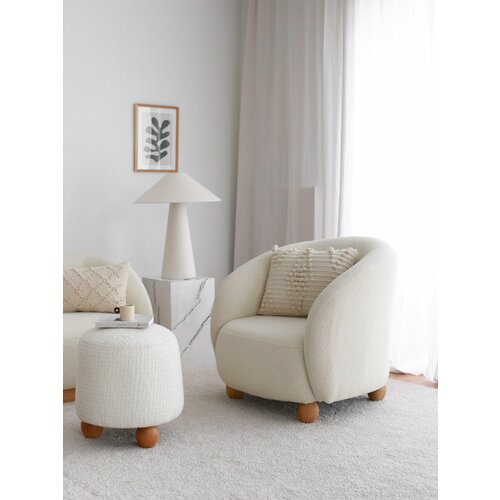 Atelier Del Sofa slon - white white wing chair Slike