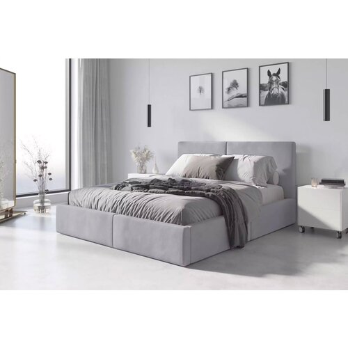 BestBed Postelja HILTON NEW - 140x200 v razlinih barvah-Siva Cene