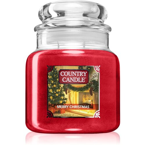Country Candle Merry Christmas dišeča sveča 453 g Cene
