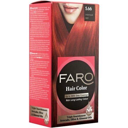 Faro farba za kosu 5.66 intenzivna crvena Slike