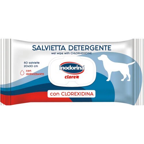Inodorina Vlažne maramice sa antiseptikom Refresh Chlorhexidine, 40 kom Cene