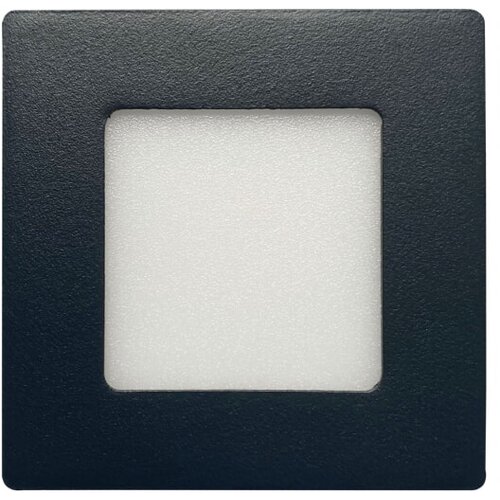 Ferotehna Vgradni LED panel Slim (3 W, 180 lm, 4000 K, 8,5 x 8,5 cm, antracit) Cene