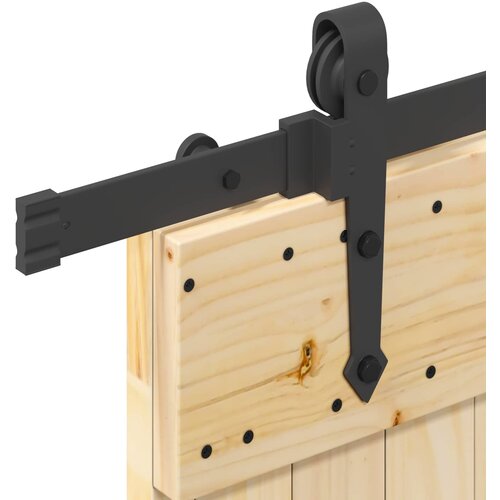  Klizna vrata NARVIK Prirodna i crna 70 x 210 cm (152,5 cm) Slike