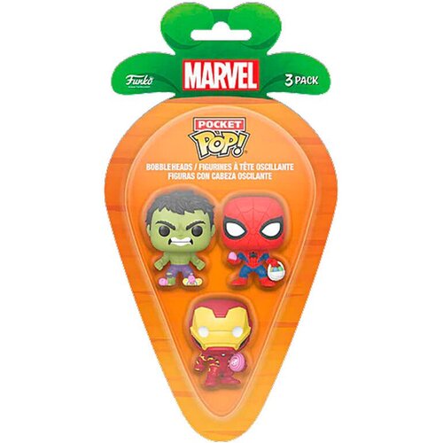 Funko Carrot Pocket POP blister 3 figures Marvel Spiderman Hulk Iron Man Cijene