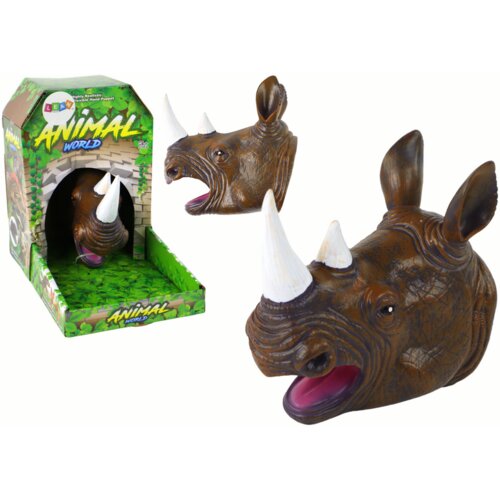  Rhinoceros Animal Hand Puppet Brown Cijene