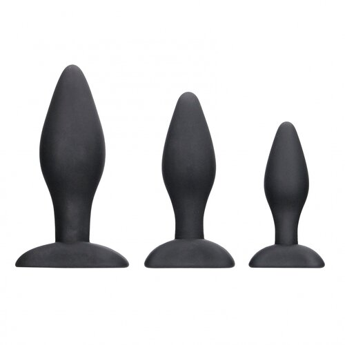 Ouch! Apex Butt Plug Set Black Slike