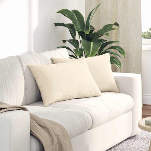  Jastučići za sofu 2 pcs Krema 60 x 40 cm Kordura tekstil Cene
