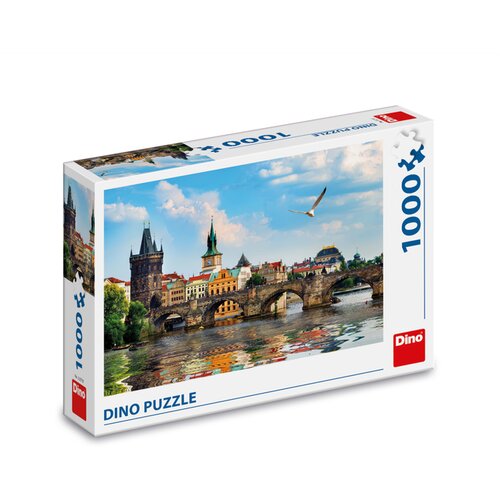 Dino puzzle charles most 1000kom Slike