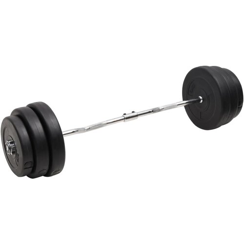 vidaXL Zavita palica z utežmi 90 kg, (20989519) Cene