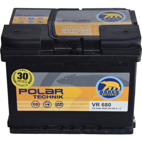 BAREN akumulator AFB 60Ah 520A/En Cene