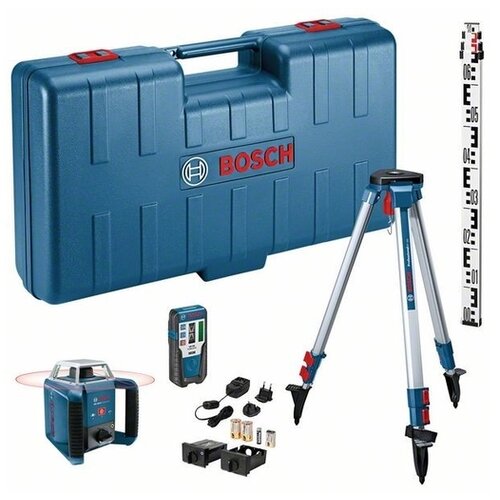 Bosch 06159940JY GRL 400 H Rotacioni laser + LR 1 Prijemnik + BT 170 HD Građevinski stativ + GR 240 Merna letva + Kofer Cene