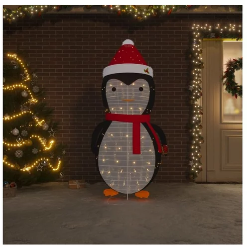  Okrasna figura pingvin LED razkošno blago 180 cm