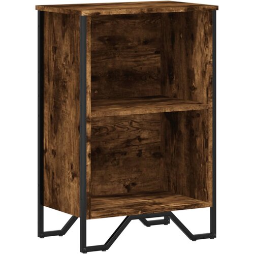 Maison Chic Knjižna omara - Knjižni regal dimljeni hrast 50x31x74,5 cm inženirski les, (21726363) Cene