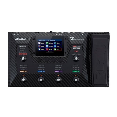 Zoom G6 gitarski efekt i simulator pojačala sa adapterom Slike