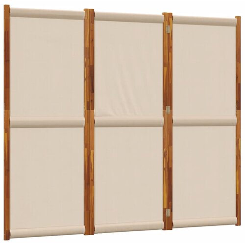  pregrada s 3 panela smeđesiva 210x180 cm Slike