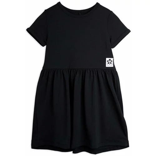 Mini Rodini Dječja haljina boja: crna, mini, širi se prema dolje