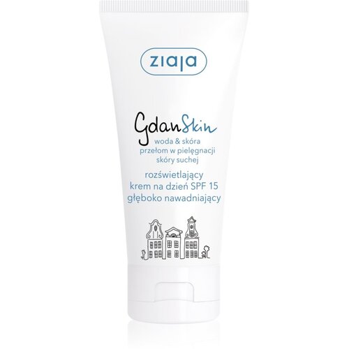 Ziaja GdanSkin Day Cream SPF15 krema za posvetlitev in vlaženje 50 ml za ženske Slike