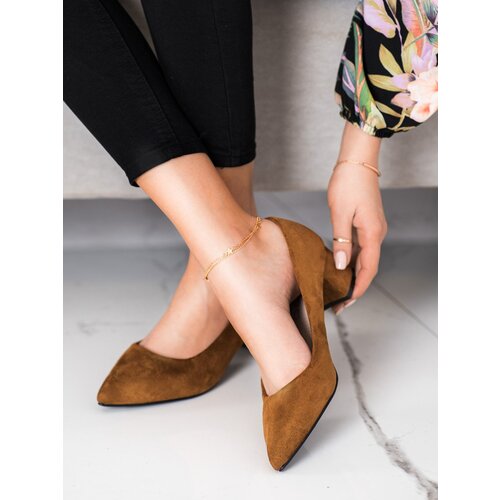 Shelvt BROWN POINTED PUMPS Slike