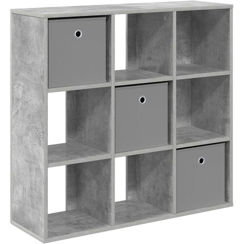  Kreveta s ladicama Betonski sivi 88,5 x 29 x 84,5 cm Slike