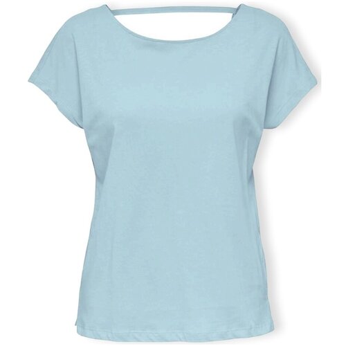 Only Topi &amp;amp; Bluze Top May Life S/S - Clear Sky Modra Slike