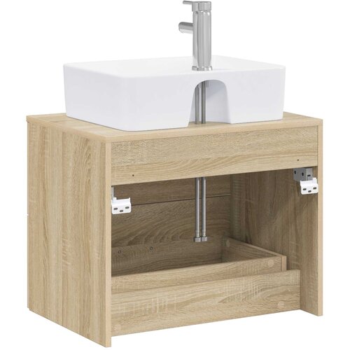  Set namje&amp;scaron;taja za kupaonicu Hrast sonoma Konstruirano drvo Smeđa 62.5 x 44.5 x 50 cm Slike