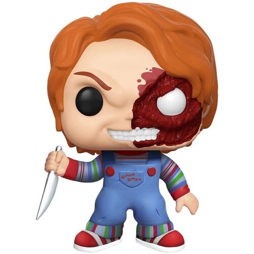 Funko POP Movies Child´s Play 3 Chucky Half Face Battle Damage Exclusive 798, (21324331) Cene