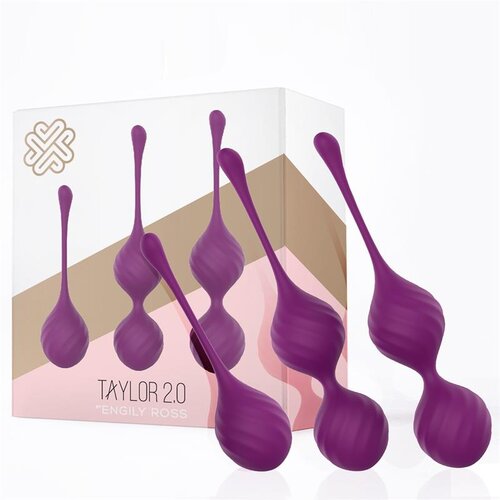 ENGILY ROSS Taylor 2.0 Kegel Balls Silicone Purple Slike