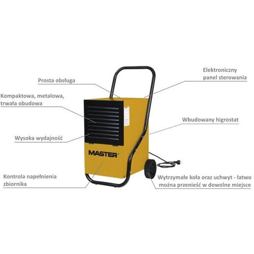 Master DEHUMIDIFIER DH752 45,6L /24h Slike