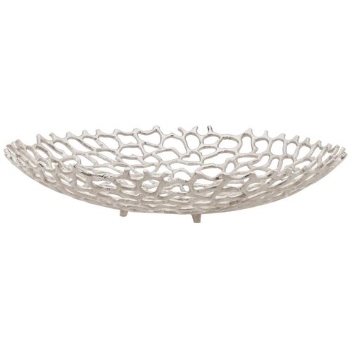 Eglo 427488 - Dekorativna činija KIMITSU &amp;Oslash; 45 cm srebrna Slike