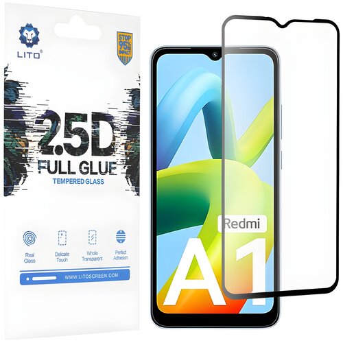 Lito 2,5D kaljeno staklo - Xiaomi Redmi A1/Redmi A1 Plus/Redmi A2/Redmi A2 Plus - Crna Cijene